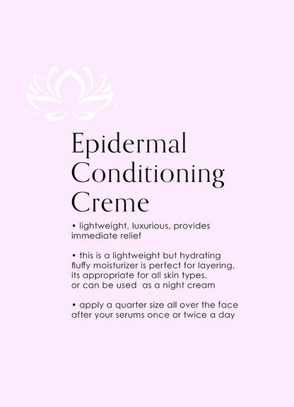 Epidermal Conditioning Creme
