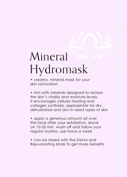 Mineral Hydromask Spalina Skincare